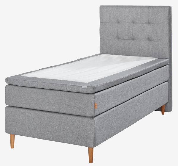 Kontinentalseng 90x200cm SOKNA GC35 grå-27 LATEX