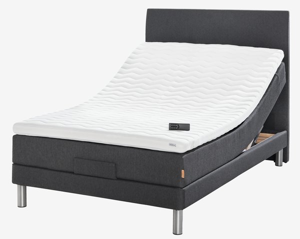 Elektrisch bed 140x200 GOLD E40 latex Grijs-40