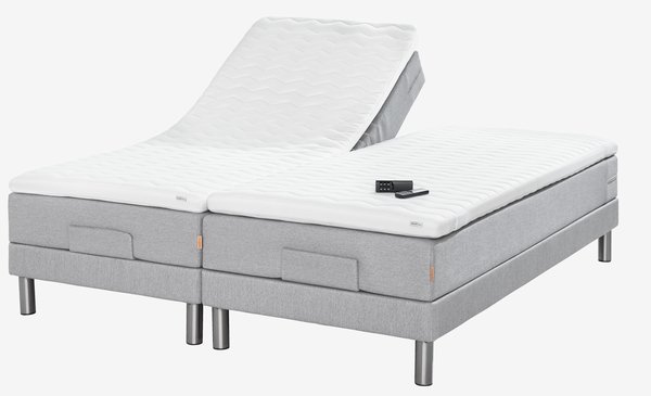 Elevationsseng 80x200cm JOSELVA GE40 grå-27 LATEX
