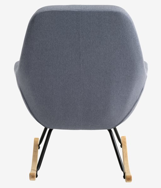 Stolica za ljuljanje NEBEL svijetlo plava tkanina