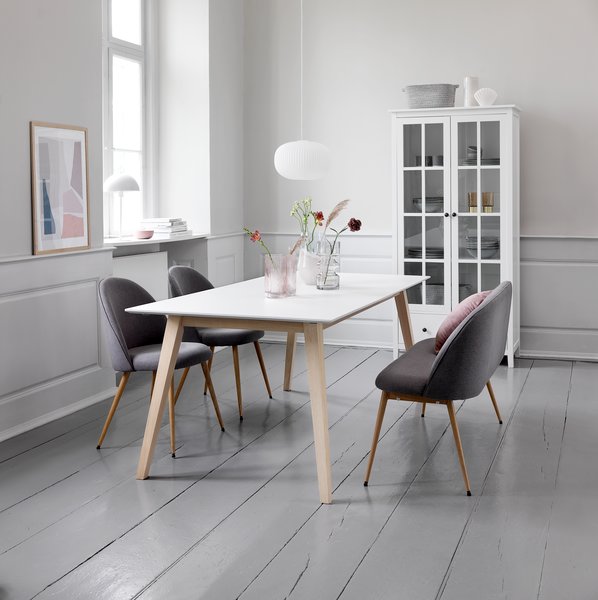 Dining chair KOKKEDAL grey/oak