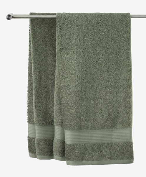 Bath sheet KARLSTAD 100x150 army green
