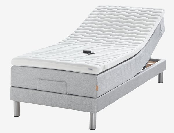 Adj. bed 80x200 GOLD E40 memory Grey-27