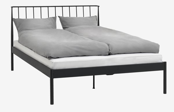 Ліжко ABILDRO 140x200см чорний