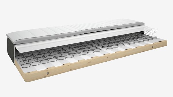 Matelas tapissier 90x200 BASIC B15 Gris-33