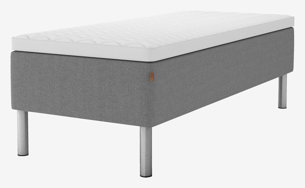 Boxmadras 90x200cm HORSLA GB30 grå-27 MEMORY