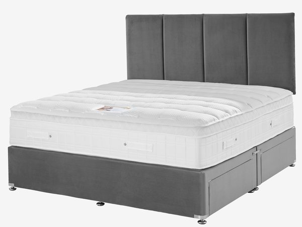 Headboard H50 STITCHED King Grey-43