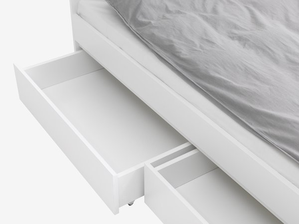 Rama łóżka LIMFJORDEN 140x200 biały