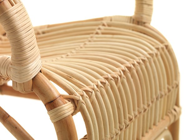 Fauteuil LISELEJE dossier haut naturel