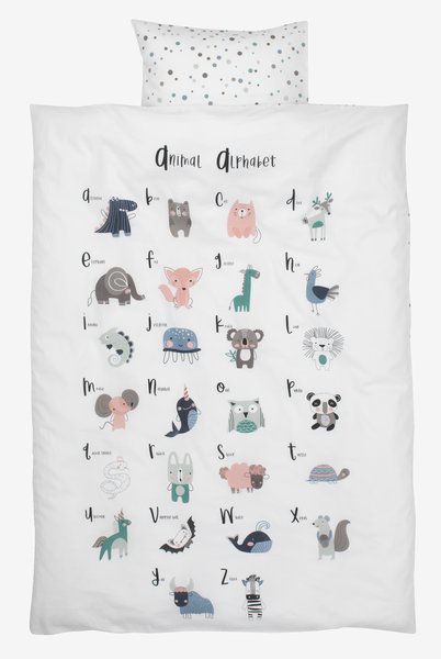 Duvet cover set ALICE Junior green