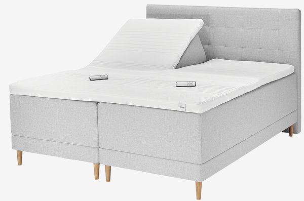 Elevationsseng 180x200cm DUNLOPILLO OSA E300 grå-32