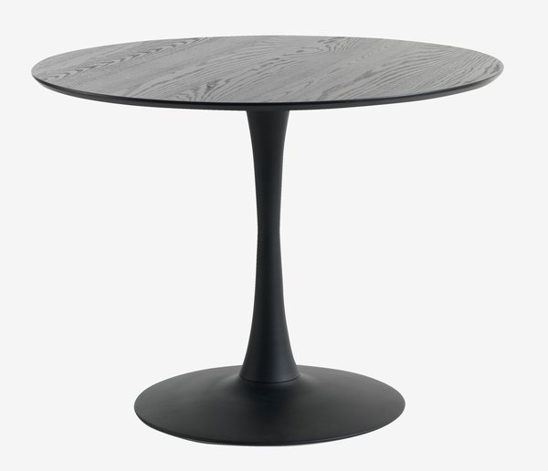 Jídelní stůl RINGSTED Ø100 dýha černého jasanu
