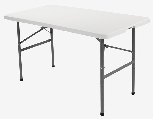 Table pliante HOLMEN l60xL121 blanc