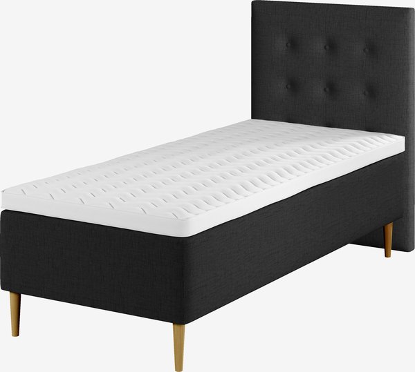 Kopfteil 90x122cm NISA H70 grau-40 DREAMZONE