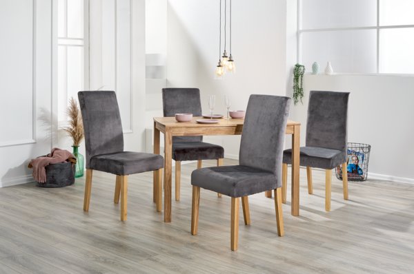 Tavolo da pranzo JEGERUP 70x115 cm rovere