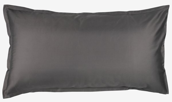 Funda de almohada satén SALLY 50x90 gris