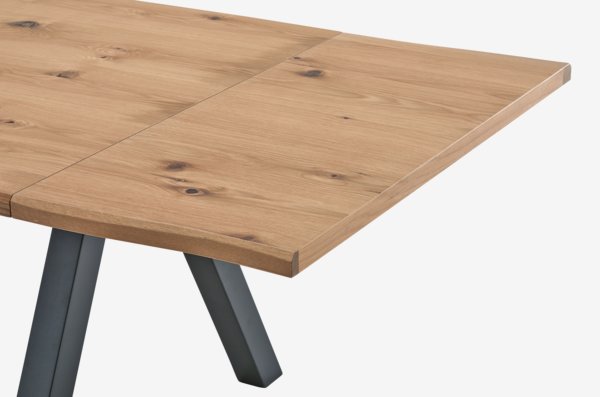 Esstisch SANDBY 100x210 eiche natur/schwarz