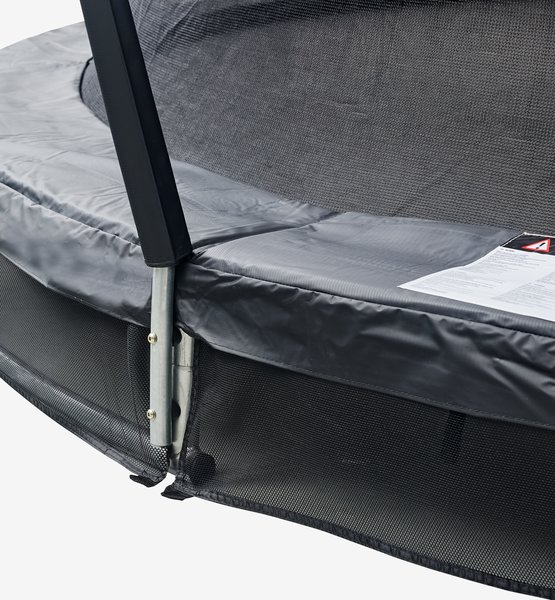 Trampolino interrato FALK Ø396 cm con rete nero