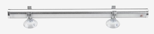 Lampada per il trucco LED KALIX L30 cm color argento