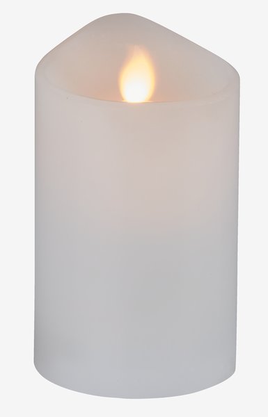 LED pillar candle AUGUSTIN D8xH13cm