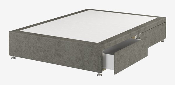 Divan base GOLD D10 4 Drawer Double Grey-50