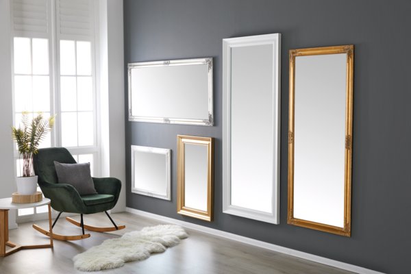 Miroir KOPENHAGEN 60x80 blanc