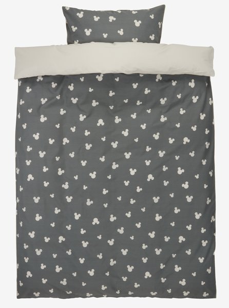 Duvet cover set MICKEY Single DISNEY grey