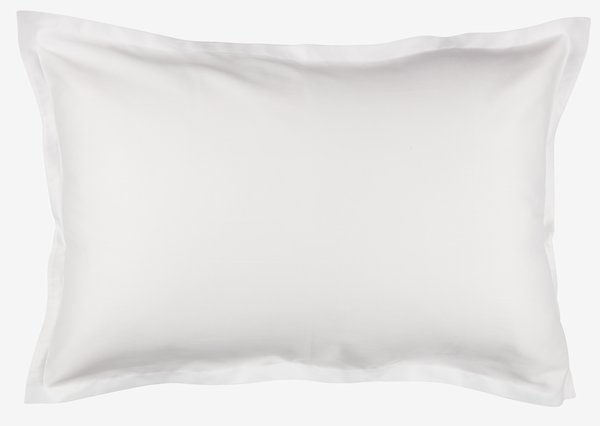 Funda de almohada de satén SALLY 50x70/75 blanco