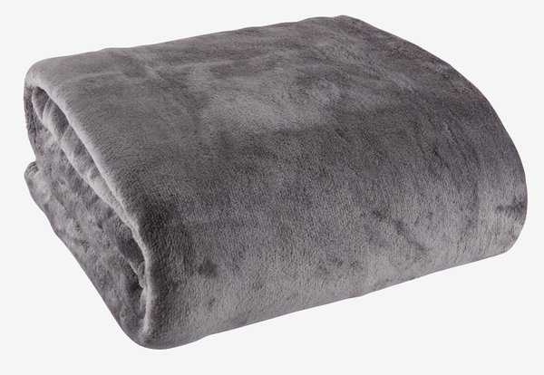 Fleecedecke GULSKOLM 220x240 Fleece grau