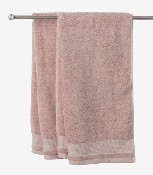 Gæstehåndklæde NORA 40x60 støvet rosa