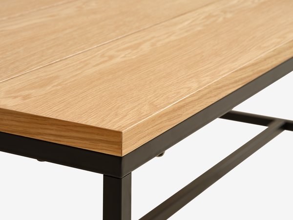 Coffee table TEBSTRUP 60x110 oak/black