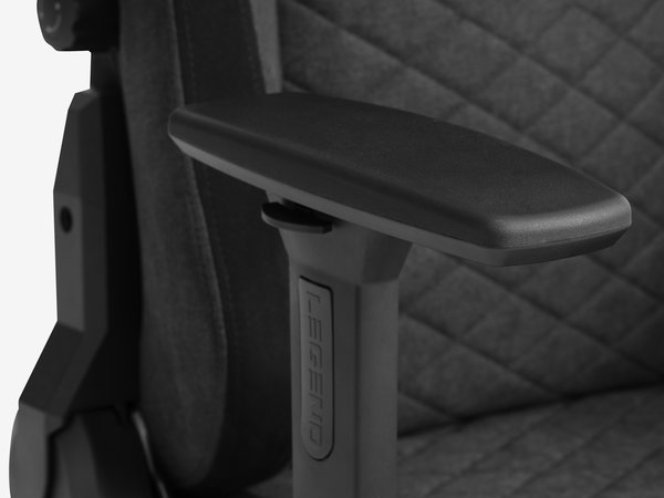 Крісло геймерське ABILDAA сірий антрацит тканина