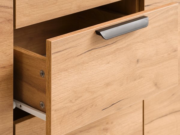 Sideboard JENSLEV 2 doors 4 drawers oak