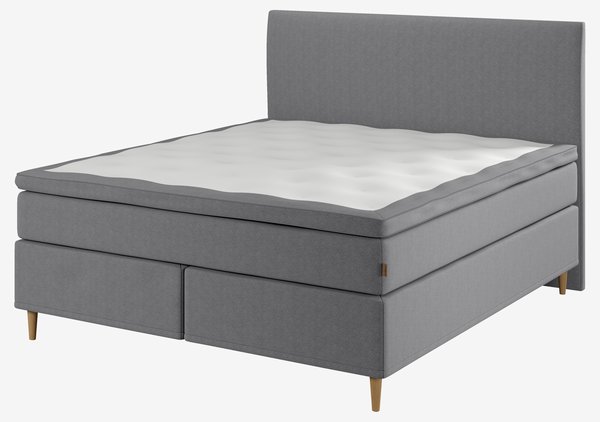 Jenkkisänky 160x200 TEVLA GC60 harmaa-29 DREAMZONE