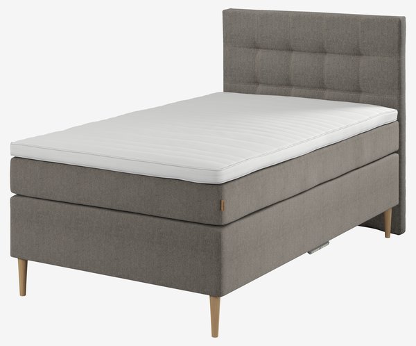 Kontinentalsäng 120x200cm ROGGA GC110 grå-21 DREAMZONE