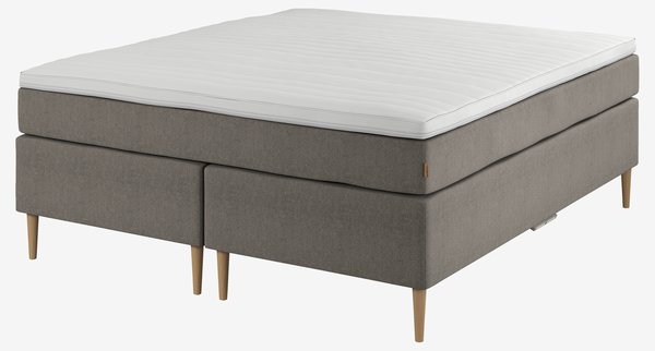 Letto sommier 180x200 cm GOLD C110 Grigio-21 memory