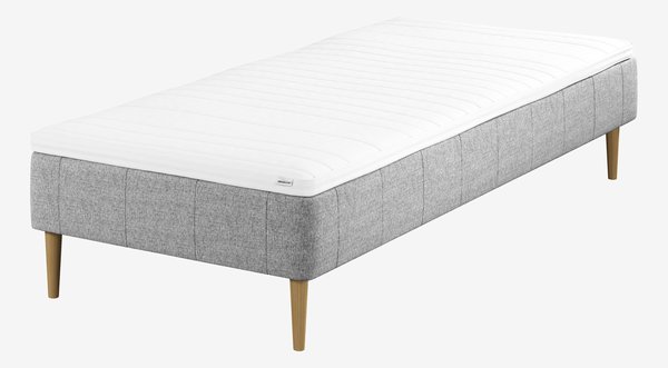 Boxmadras 90x200cm FJELNA PB20 grå-25 PU