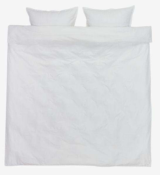 Duvet cover set INGEBORG sateen Double white