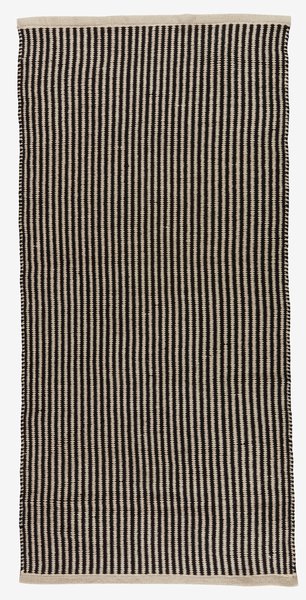Teppich HOSTA 65x200 schwarz/beige
