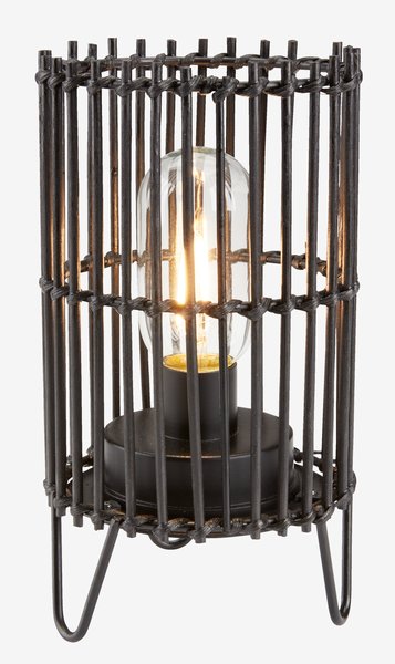 Lampa na batérie GULSPURV Ø12xV22 cm čierna