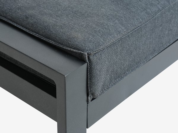 Bain de soleil VONGE l75xL210 noir à séchage rapide
