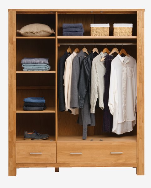 Kleiderschrank OLDE 168x200 eiche