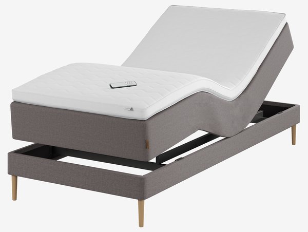 Regulerbar seng 90x210 GOLD E50 Comfort+ grå-21