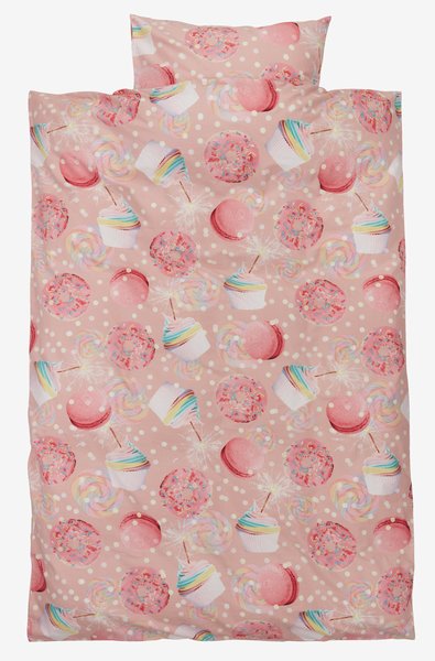 Completo copripiumino BINE 160x210 cm rosa