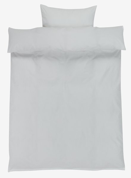 Lenjerie pat creponată TINNE 140x200 albă