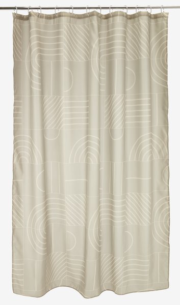 Shower curtain ANGERED 150x200 grey