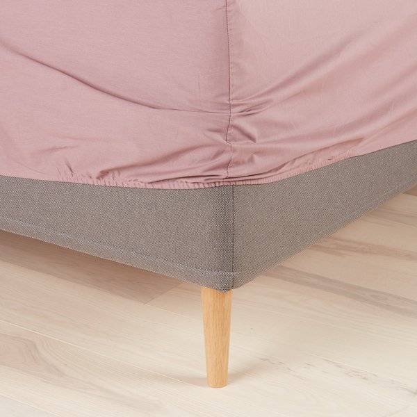 Fitted sheet FRIDA Super King taupe