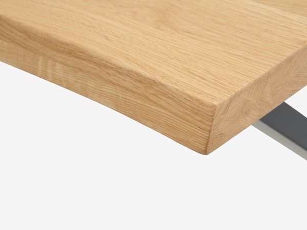 ROSKILDE/ROSLEV L140 natural oak + 4 PURHUS off-white
