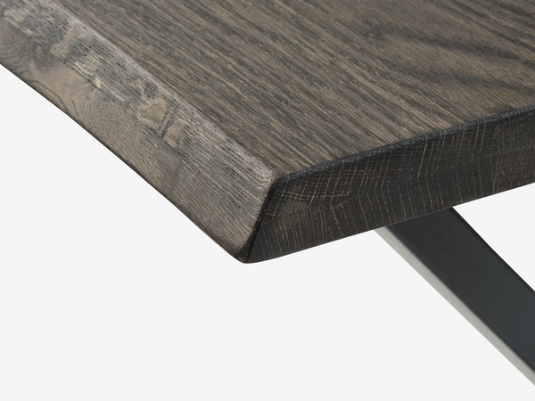 Mesa de comedor ROSKILDE 80×140 roble oscuro