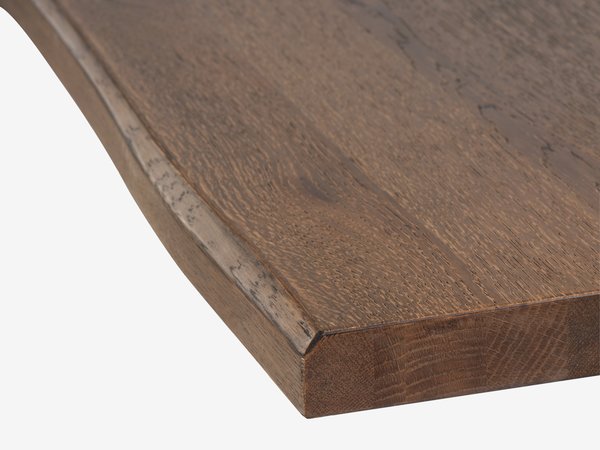 SANDBY L210 Tisch dunkel Eiche + 4 ADSLEV Stühle anthrazit
